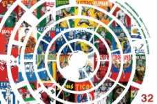 星球世界世界杯球星海报图片