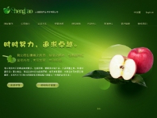 绿色产品绿色农业农产品网站flash整站模板