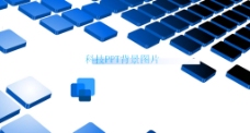 蓝色科技背景蓝色方块背景科技幻灯片背景