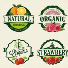 欧美包装水果商标标签