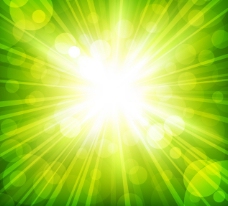 光效背景绿色爆炸光效矢量背景下载