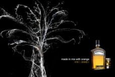 橙汁广告海报