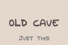 洞穴里的字体