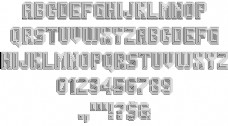 chocobot堆叠的字体
