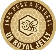 US_RoyalJelly logo设计欣赏 US_RoyalJelly保健组织LOGO下载标志设计欣赏