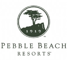 Pebble_Beach_Resorts logo设计欣赏 Pebble_Beach_Resorts知名酒店标志下载标志设计欣赏