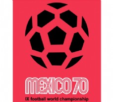 Mexico_1970 logo设计欣赏 Mexico_1970运动赛事标志下载标志设计欣赏
