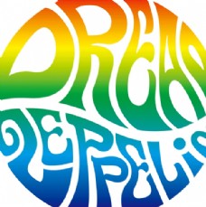 Dread_Zeppelin logo设计欣赏 Dread_Zeppelin摇滚乐队标志下载标志设计欣赏