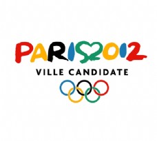 Paris2012logo设计欣赏Paris2012体育比赛标志下载标志设计欣赏