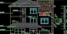 带车库及露台三层农村住宅房屋砖混结构建筑施工图（结构图） 13x12