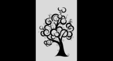 生长的树枝动态视频